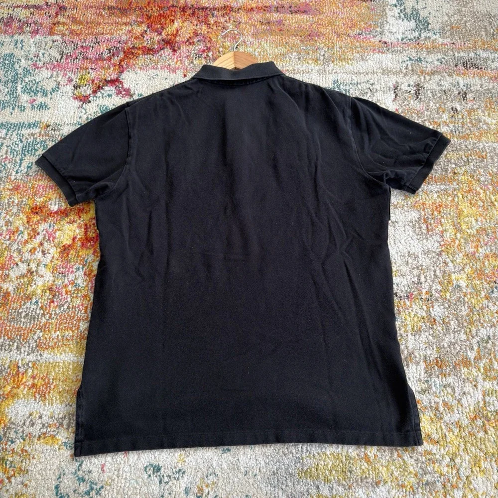 Vintage Polo Ralph Lauren Big Pony Marine Supply Crest Polo Shirt Mens Large